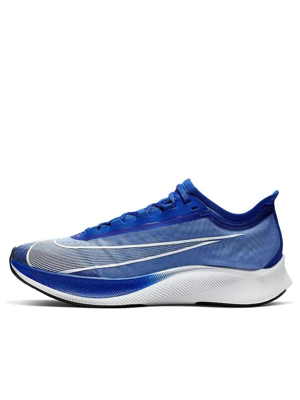 Кроссовки зум флай 3 Nike — изображение 1 из 4, синий/белый