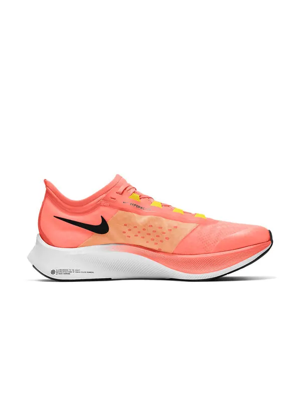 Кроссовки зум флай 3 Nike — изображение 2 из 3, оранжевый/желтый