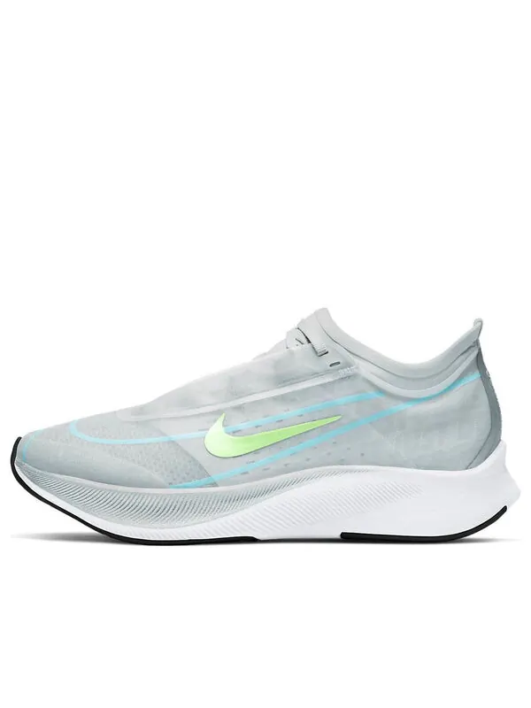 Кроссовки zoom fly 3 Nike — изображение 1 из 3, серый/зеленый