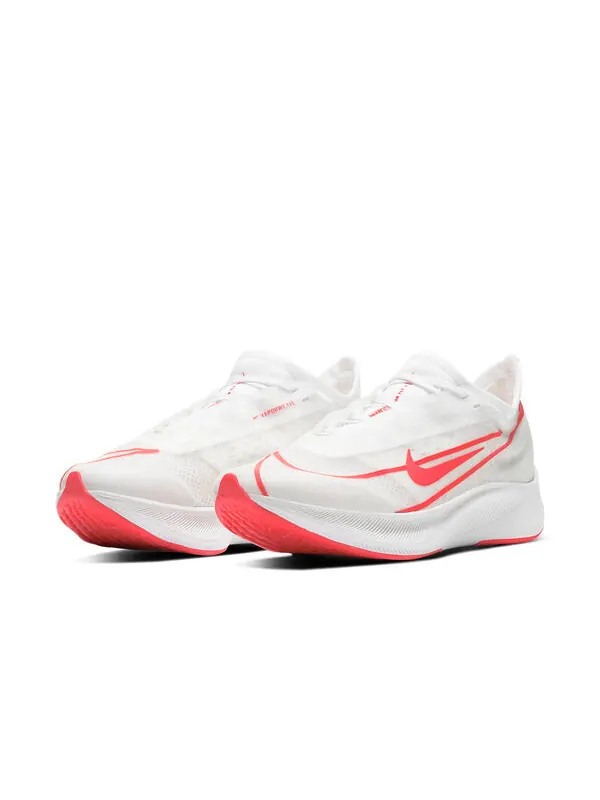 Кроссовки зум флай 3 Nike — изображение 3 из 4, белый/красный