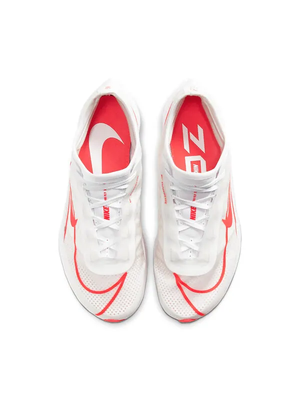 Кроссовки зум флай 3 Nike — изображение 4 из 4, белый/красный