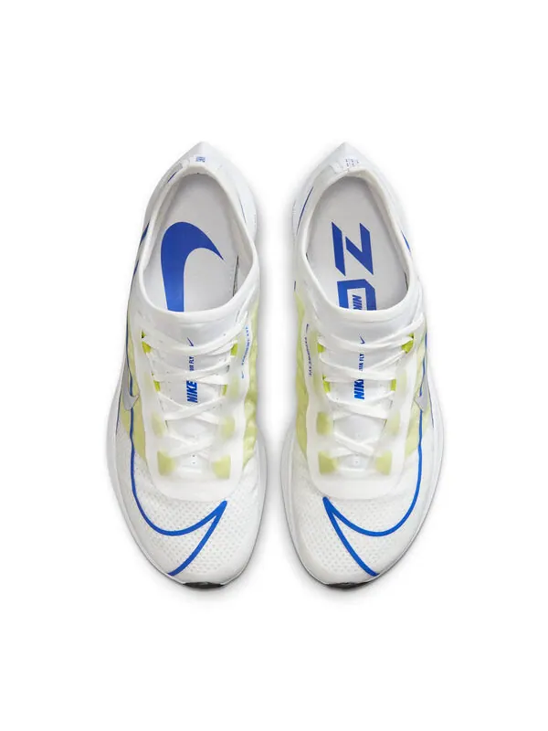 Кроссовки зум флай 3 Nike — изображение 4 из 4, белый/синий/желтый
