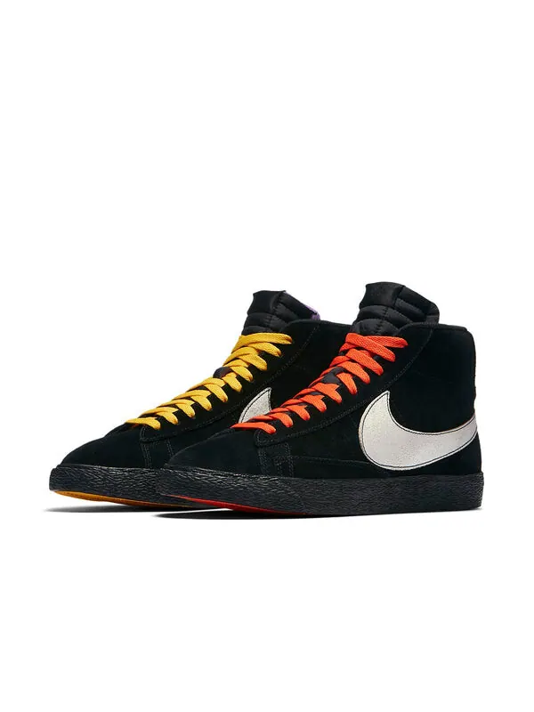 Кроссовки блейзер средний Nike — изображение 3 из 4, черный