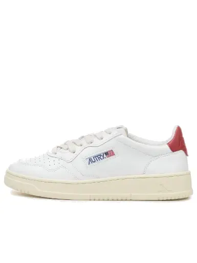 Кроссовки medalist leather low 'white red' Autry — изображение 1 из 4, белый/красный