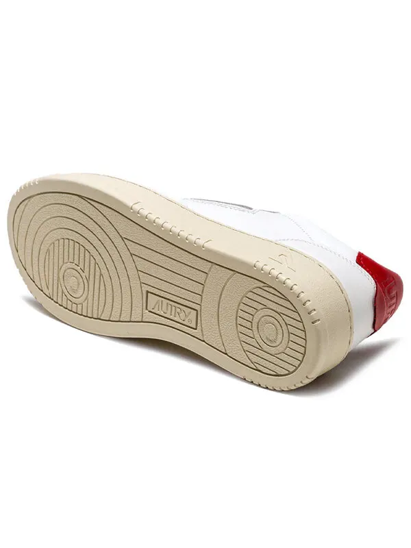 Кроссовки medalist leather low 'white red' Autry — изображение 4 из 4, белый/красный