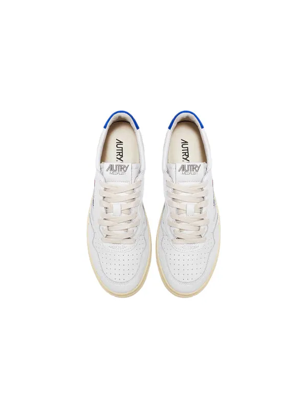 Кроссовки medalist leather low 'white azure' Autry — изображение 3 из 4, белый//кремовый
