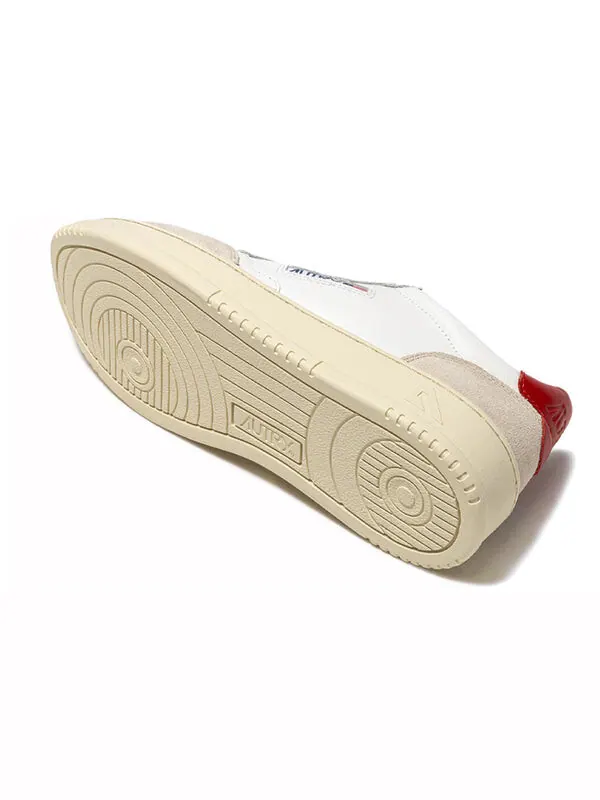 Кроссовки medalist low 'white suede red' Autry — изображение 3 из 3, белый//красный
