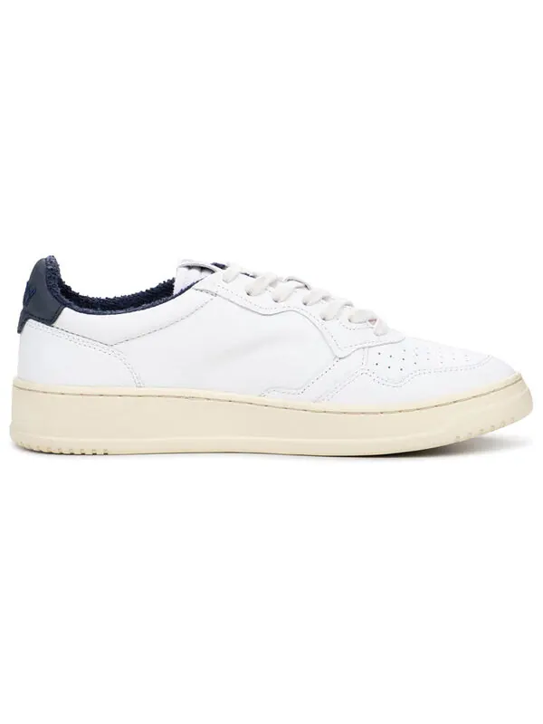 Кроссовки medalist low leather 'white black' Autry — изображение 2 из 4, черный/белый