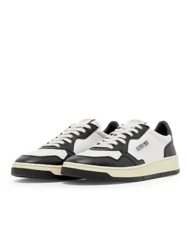 Кроссовки medalist low leather 'black white' Autry — изображение 2 из 2, белый/черный