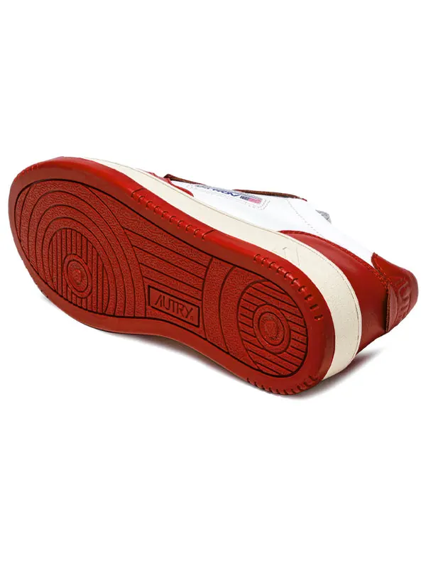 Кроссовки medalist low leather 'red white' Autry — изображение 3 из 3, белый/красный