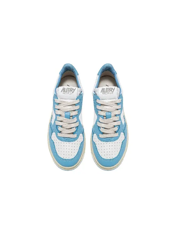 Кроссовки medalist leather low 'white light blue' Autry — изображение 3 из 4, белый
