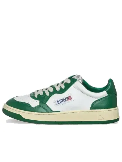 Кроссовки medalist leather low 'green white' Autry — изображение 1 из 4, зеленый/белый