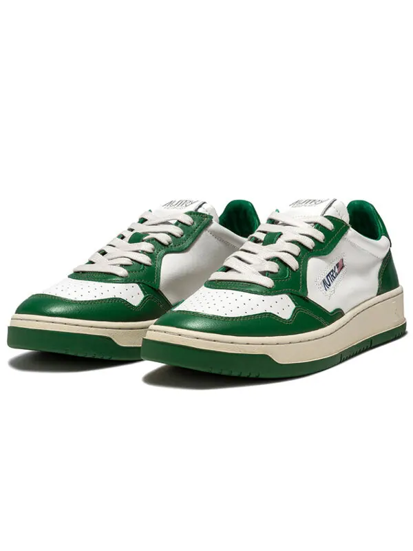 Кроссовки medalist leather low 'green white' Autry — изображение 2 из 4, зеленый/белый