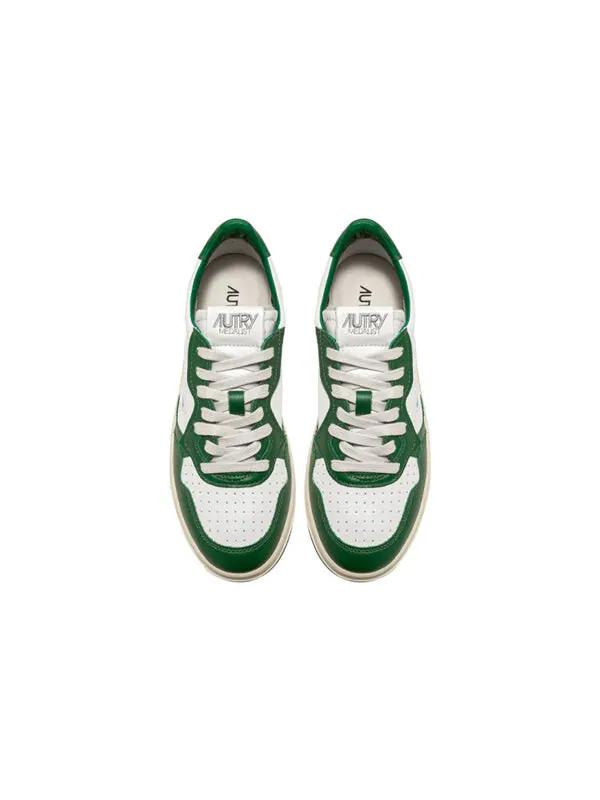 Кроссовки medalist leather low 'green white' Autry — изображение 3 из 4, зеленый/белый