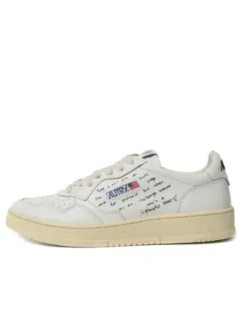 Кроссовки medalist low 'written - white black' Autry — изображение 1 из 4, белый/черный