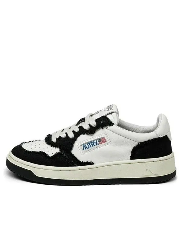 Кроссовки medalist canvas-panelled 'white black' Autry — изображение 1 из 3, черный/белый
