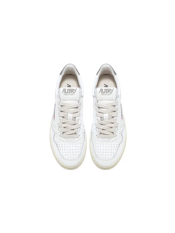 Кроссовки medalist leather low 'white silver' Autry — изображение 3 из 4, белый/серебристый