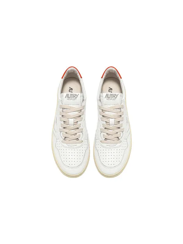 Кроссовки medalist low 'white orange' Autry — изображение 3 из 4, белый/оранжевый