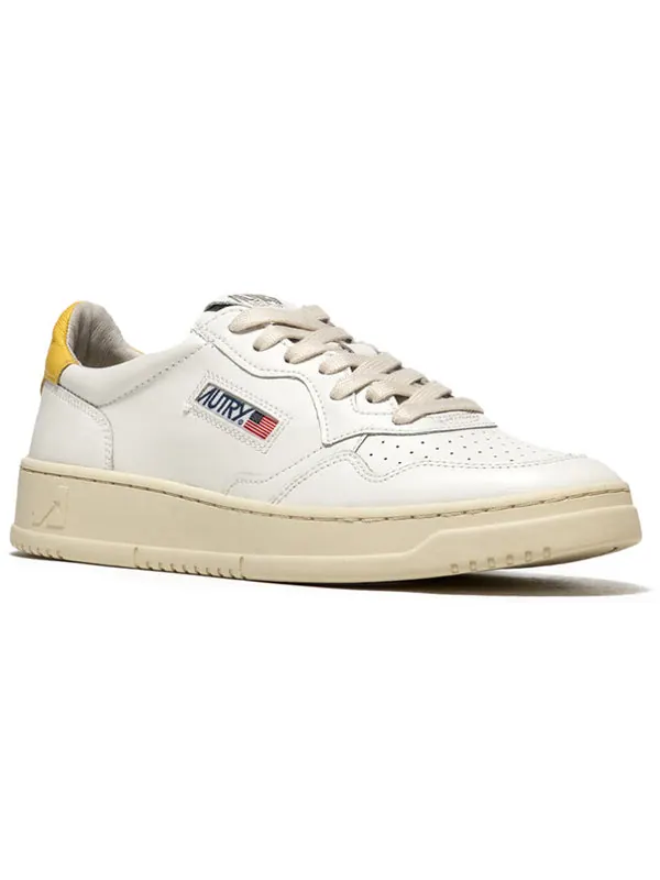 Кроссовки medalist low 'white yellow' Autry — изображение 2 из 3, белый/желтый