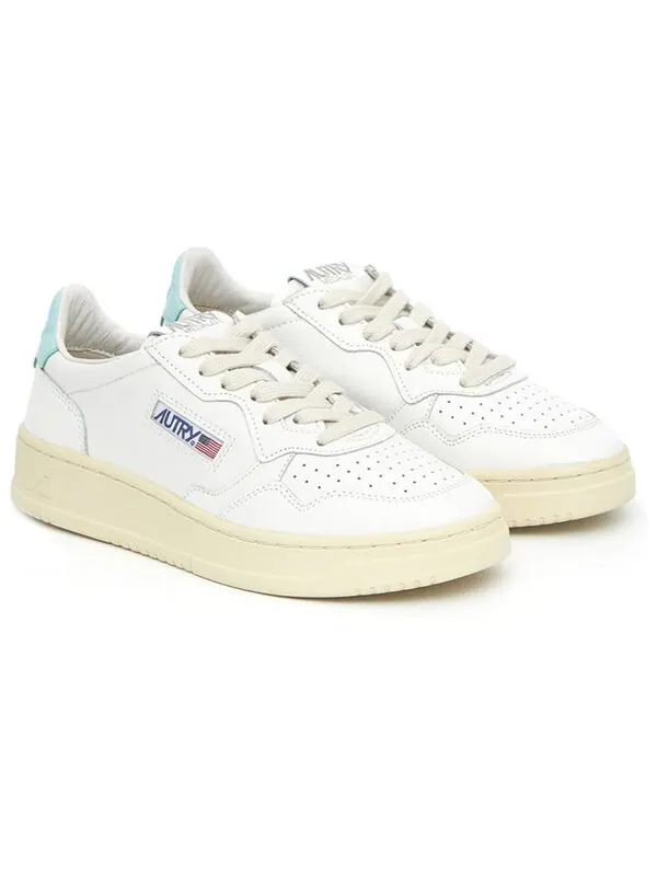 Кроссовки medalist low 'white turquoise' Autry — изображение 3 из 4, белый