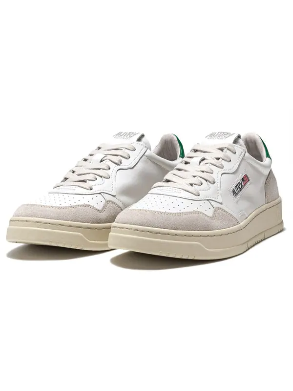 Кроссовки medalist low 'white suede green' Autry — изображение 2 из 4, белый/зеленый