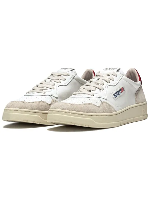 Кроссовки medalist low 'white red suede' Autry — изображение 2 из 4, белый/красный