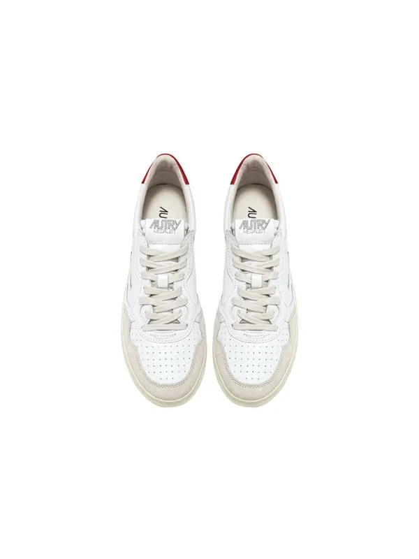 Кроссовки medalist low 'white red suede' Autry — изображение 3 из 4, белый/красный