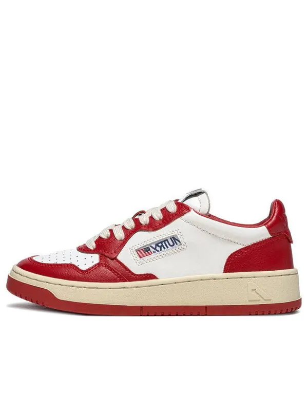 Кроссовки medalist low leather 'red white' Autry — изображение 1 из 4, белый/красный