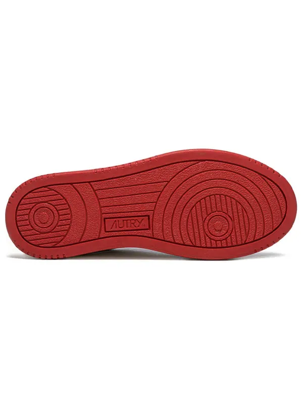 Кроссовки medalist low leather 'red white' Autry — изображение 4 из 4, белый/красный