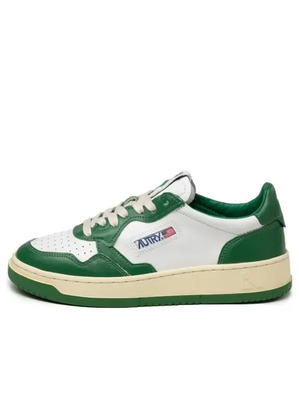 Кроссовки medalist low leather 'green white' Autry — изображение 1 из 2, зеленый/белый