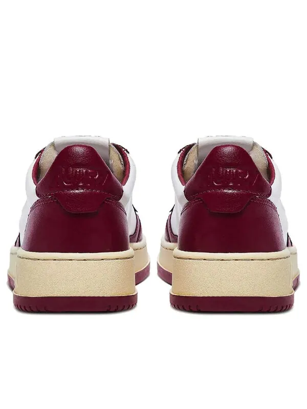 Кроссовки medalist low top bicolor 'white burgundy' Autry — изображение 4 из 4, белый/бордовый
