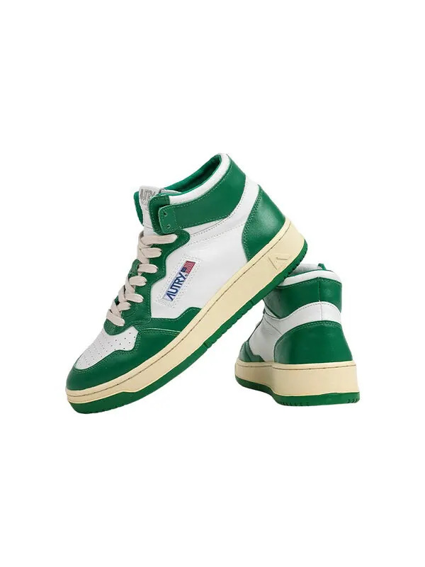 Кроссовки medalist high-top sneakers 'white green' Autry — изображение 4 из 4, белый/зеленый