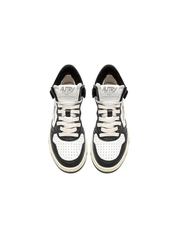 Кроссовки medalist mid bicolor 'white black' Autry — изображение 3 из 4, белый/черный