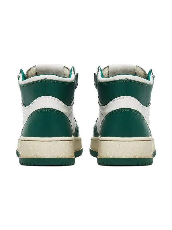 Кроссовки medalist mid leather sneakers two-toned 'white green' Autry — изображение 4 из 4, белый/зеленый