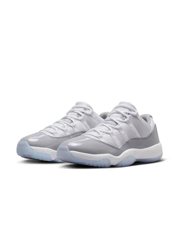 Кроссовки 11 retro low 'cement grey' Air Jordan — изображение 4 из 4, белый/серый
