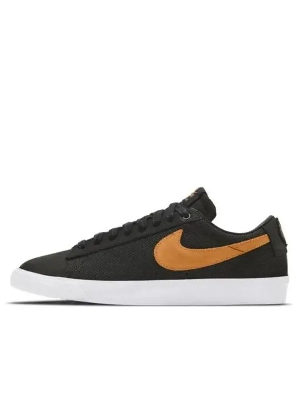 Кроссовки cat's paw saloon x zoom blazer sb gt 'cat's paw' Nike — изображение 1 из 4, черный/оранжевый-белый