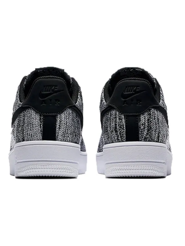 Кроссовки air force 1 flyknit low 2.0 Nike — изображение 4 из 4, черный/платиновый/белый