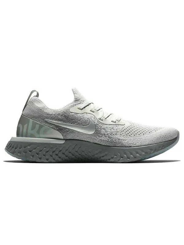 Кроссовки epic react flyknit premium Nike — изображение 2 из 4, серебристо-белый