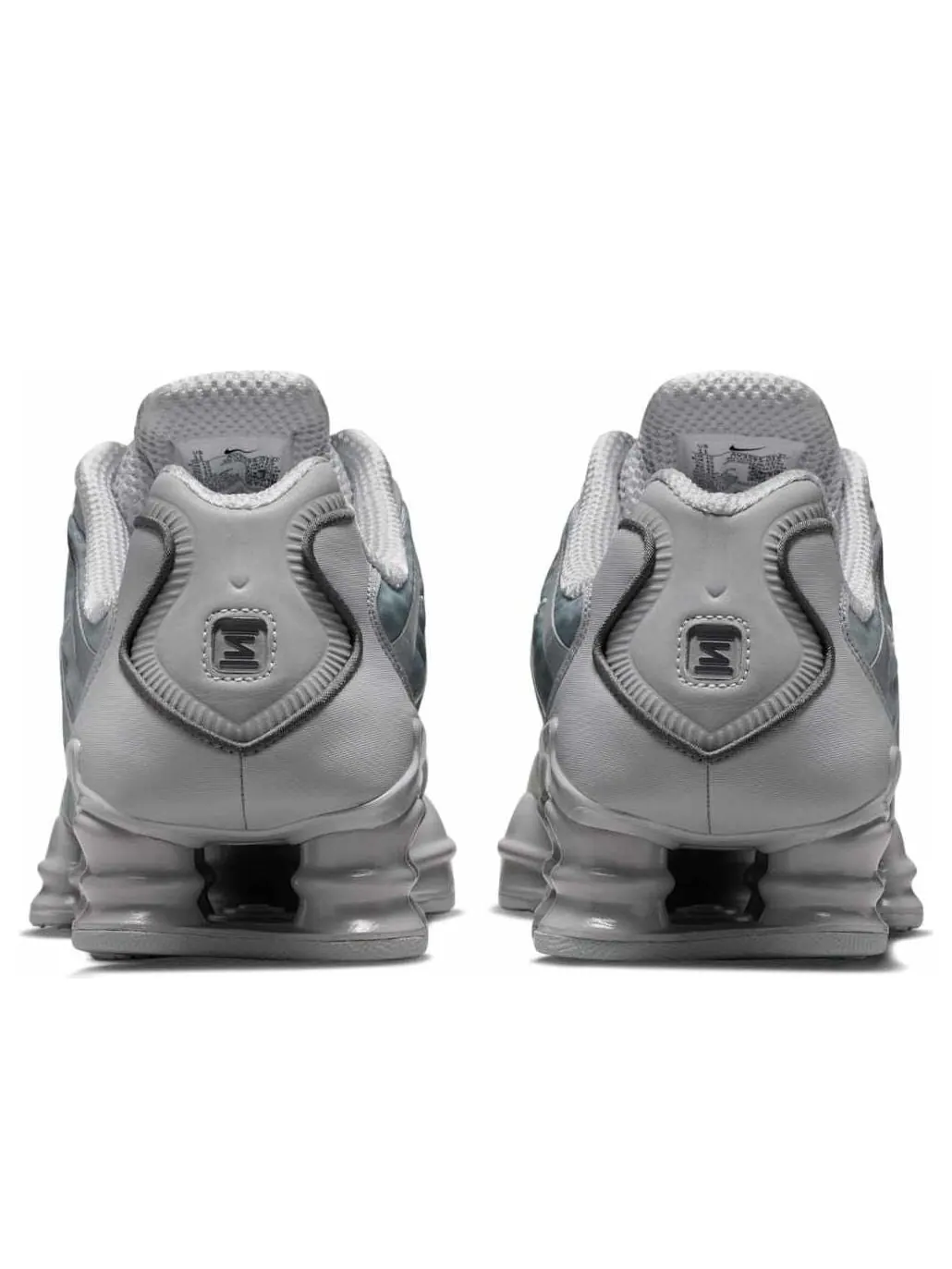 Кроссовки Nike Shox TL 'All Grey' — изображение 3 из 6, серый