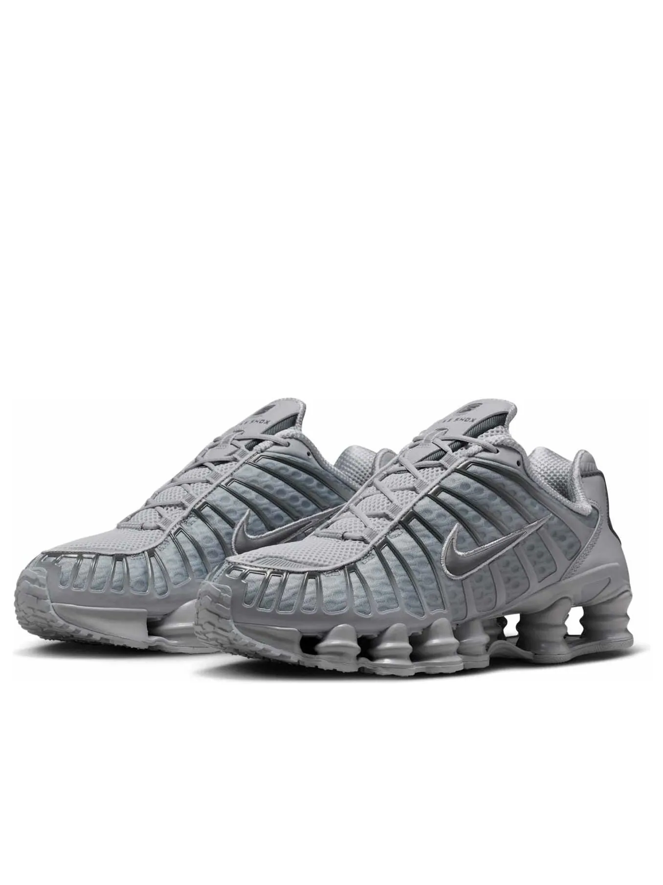 Кроссовки Nike Shox TL 'All Grey' — изображение 4 из 6, серый