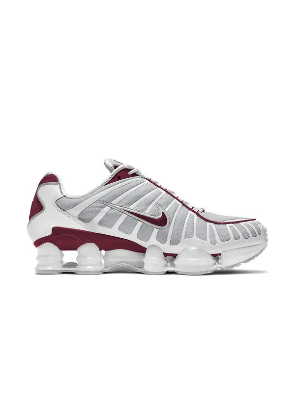 Кроссовки Shox Tl Nike — изображение 2 из 3, белый/серый-красный