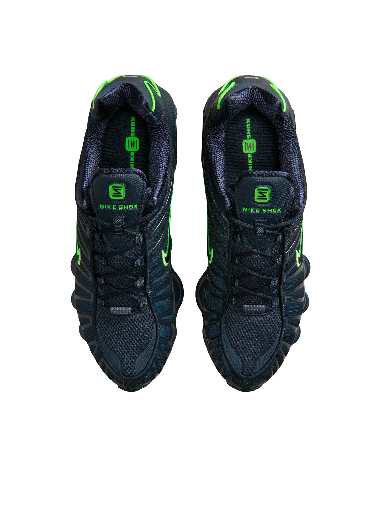 Кроссовки Nike Shox TL 'Thunder Blue Green Strike' AV3595-402 — изображение 3 из 7, синий