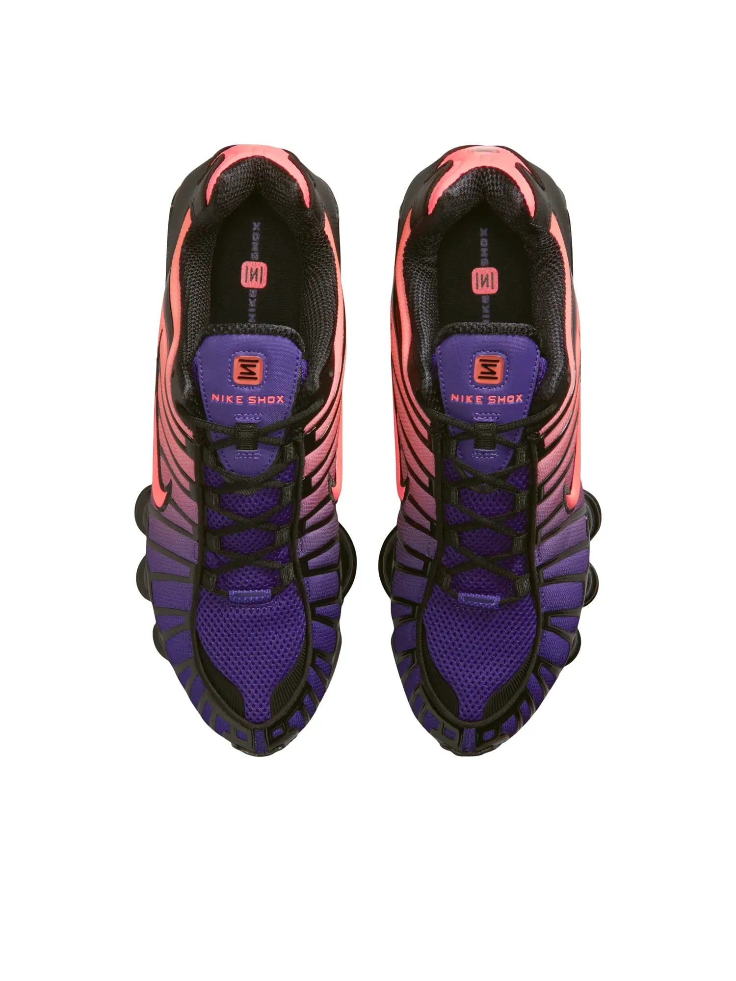Кроссовки Nike Shox TL 'Court Purple Black Hot Lava' AV3595-501 — изображение 2 из 6, фиолетовый