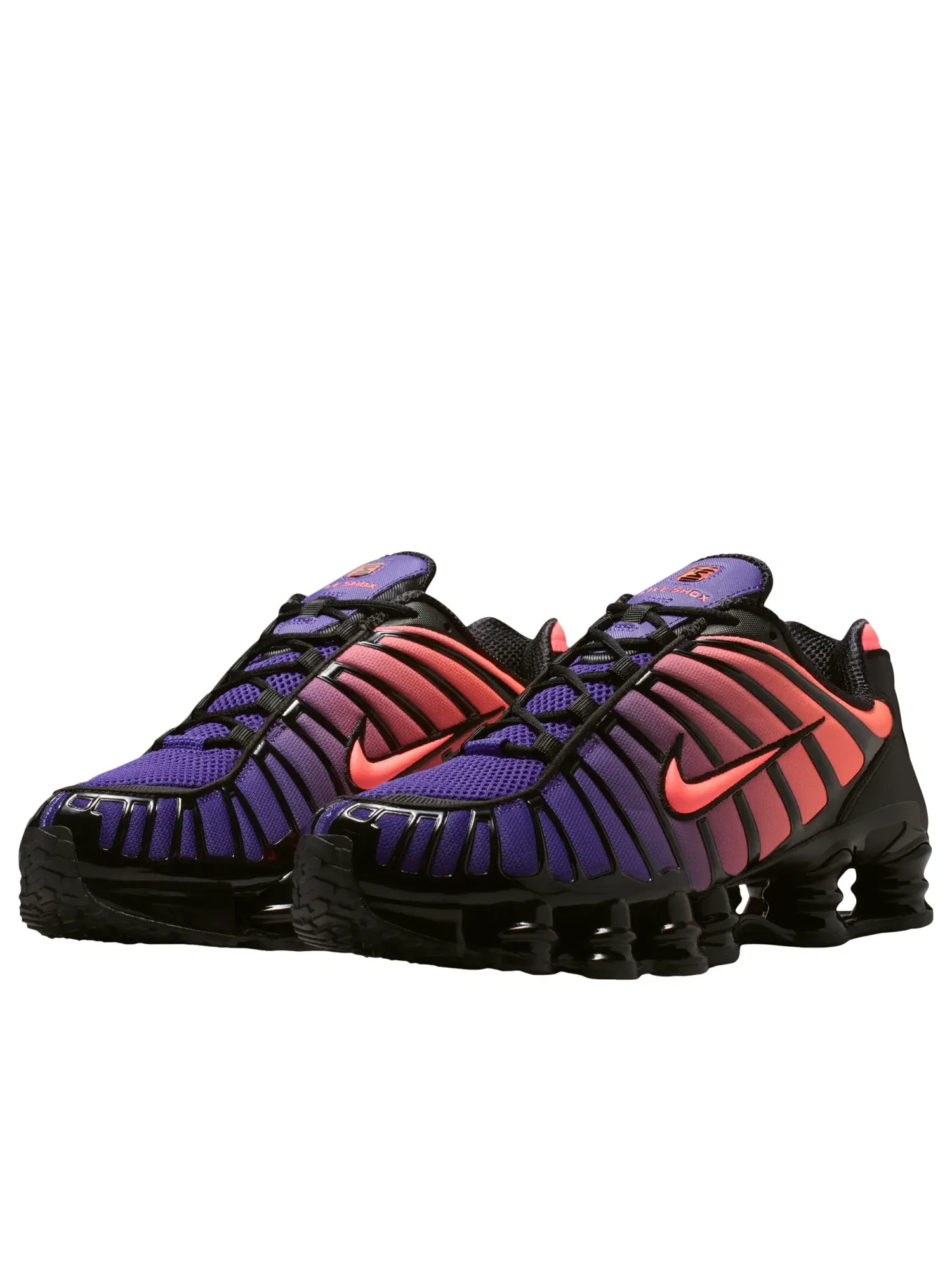 Кроссовки Nike Shox TL 'Court Purple Black Hot Lava' AV3595-501 — изображение 4 из 6, фиолетовый