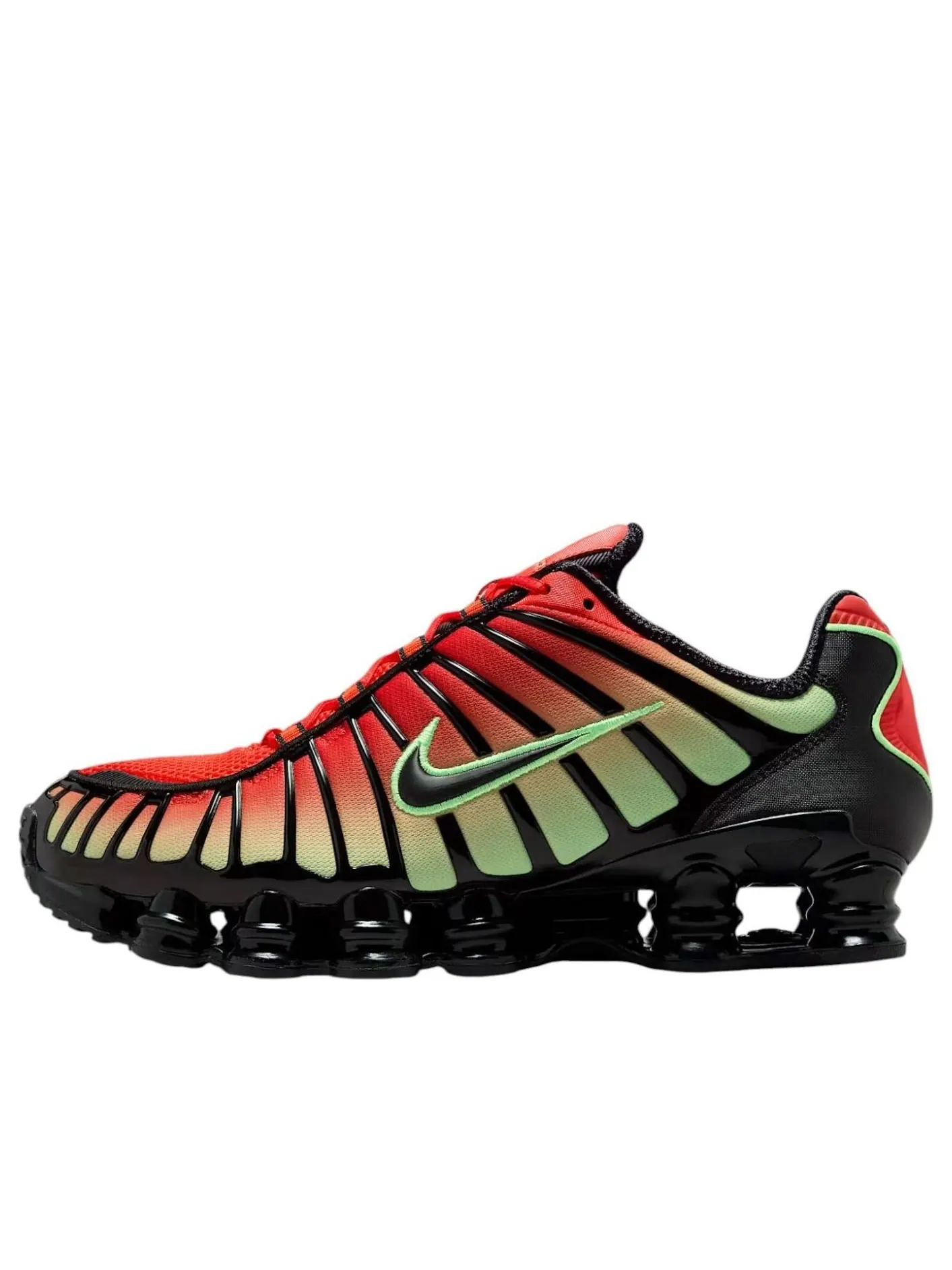 Кроссовки Nike Shox TL 'Light Crimson Green Strike' — изображение 1 из 6, светлый/зеленый/черный