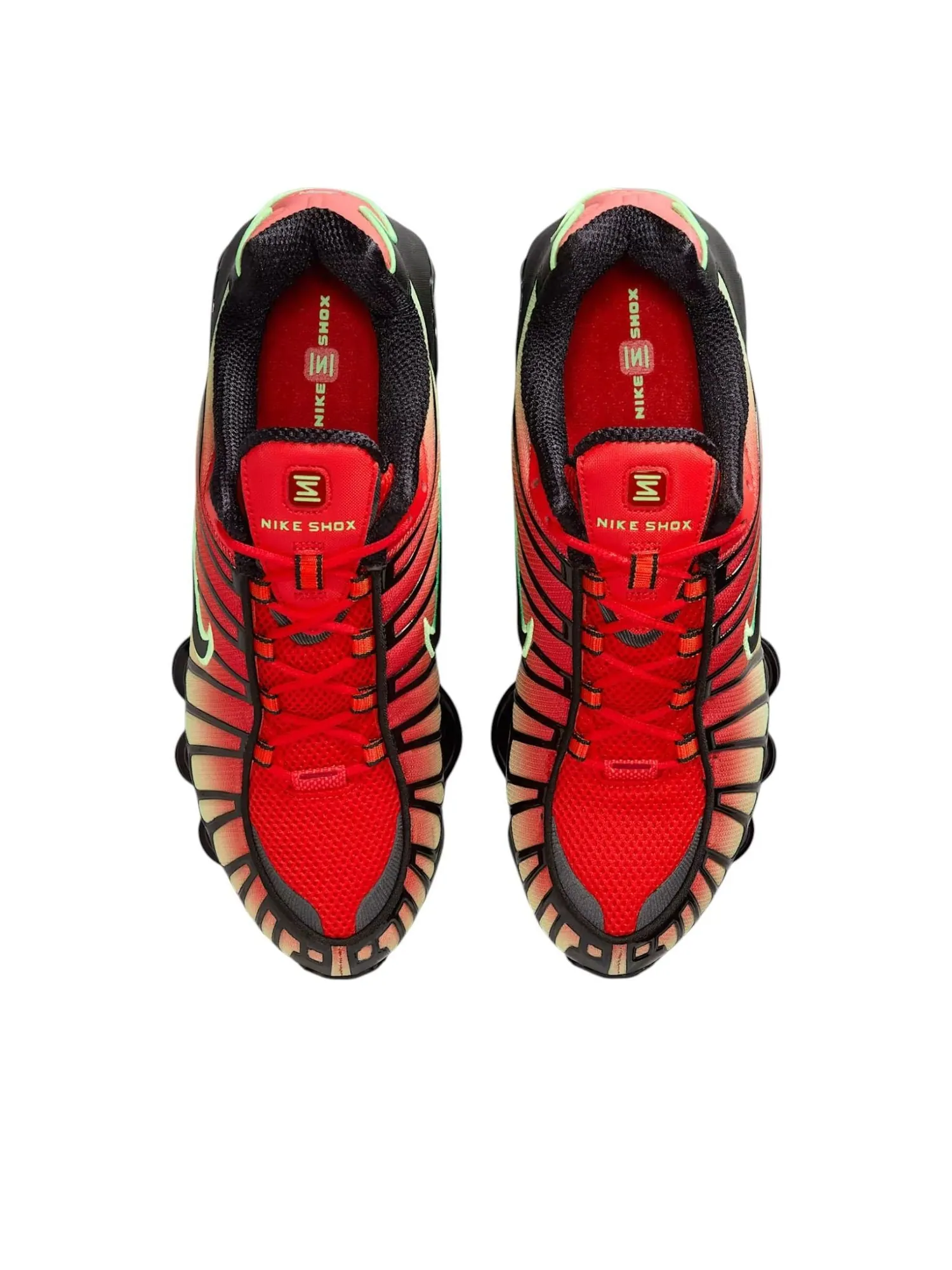 Кроссовки Nike Shox TL 'Light Crimson Green Strike' — изображение 4 из 6, светлый/зеленый/черный