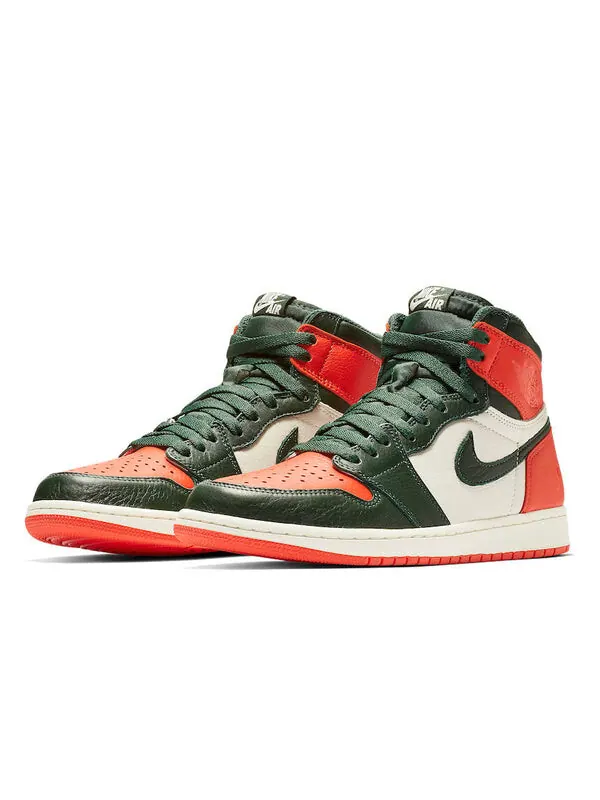 Кроссовки 1 ретро высокие x solefly Air Jordan — изображение 3 из 4, оранжевый