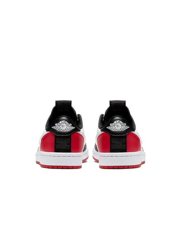 Кроссовки 1 низкие слипоны Air Jordan — изображение 4 из 4, белый-красный-черный