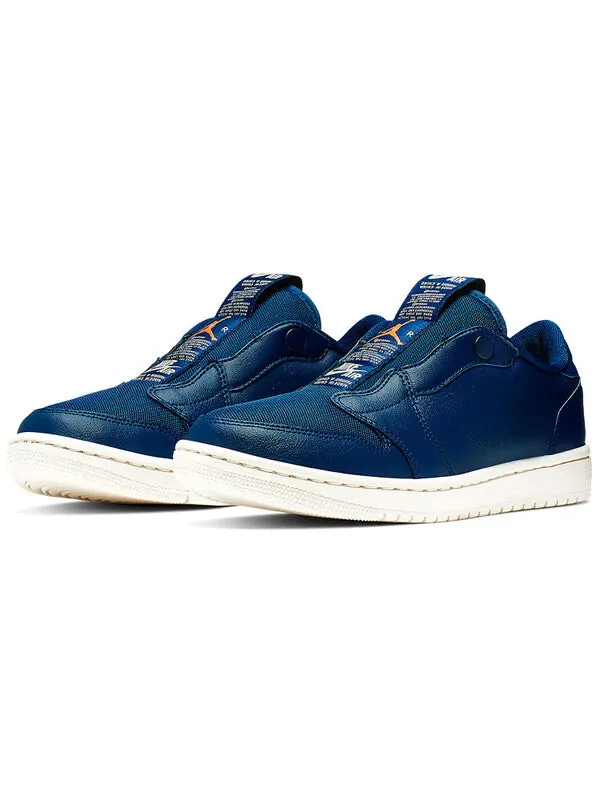 Кроссовки 1 низкие слипоны Air Jordan — изображение 3 из 4, синий/оранжевый-яркий