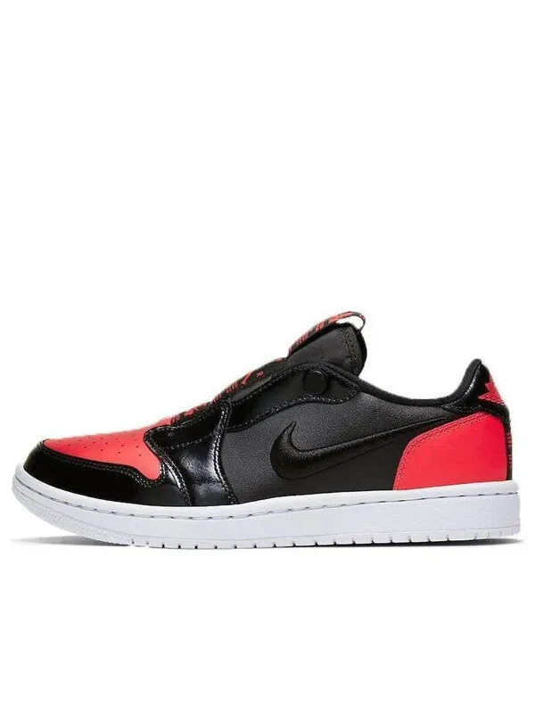 Кроссовки 1 низкие слипоны Air Jordan — изображение 1 из 4, яркий/черный-белый